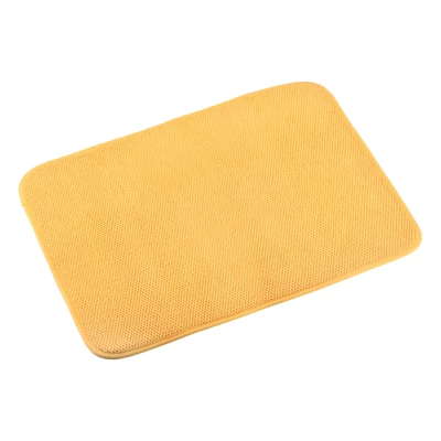 Unique Bargains Microfiber Reversible Washable Fast Drying Dish Drying Mat Yellow 3 Pcs 7 Unique Bargains Microfiber Reversible Washable Fast Drying Dish Drying Mat Yellow 3 Pcs - Image 5