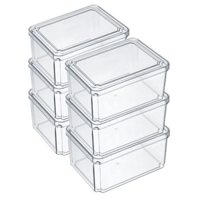Unique Bargains Stackable Refrigerator Food Storage Containers 6 Pcs 7 Unique Bargains Stackable Refrigerator Food Storage Containers 6 Pcs - Image 5