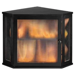 Unique Bargains Bamboo Acrylic Wavy Door Panel Extra Large Corner Bread Container Black Medium -Kitchen Tools Shop GUEST a5fe8c6e 11f1 46ac 905f 6cc86e2ece4f