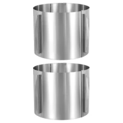 Unique Bargains Stainless Steel Round Adjustable Nonstick Cake Ring 2 Pcs -Kitchen Tools Shop GUEST a690832b 91e1 4fe0 b1ab c8b652007601