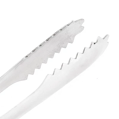 Unique Bargains Stainless Steel Mirror Finishing Versatile Mini Ice Tong Silver Tone 1 Pc 3 Unique Bargains Stainless Steel Mirror Finishing Versatile Mini Ice Tong Silver Tone 1 Pc