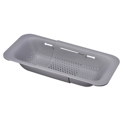 Unique Bargains Collapsible Colander Kitchen Over The Sink Drain Strainer Extendable Plastic Basket For Fruits Vegetables Pasta Food 4 Unique Bargains Collapsible Colander Kitchen Over The Sink Drain Strainer Extendable Plastic Basket For Fruits Vegetables Pasta Food - Image 2