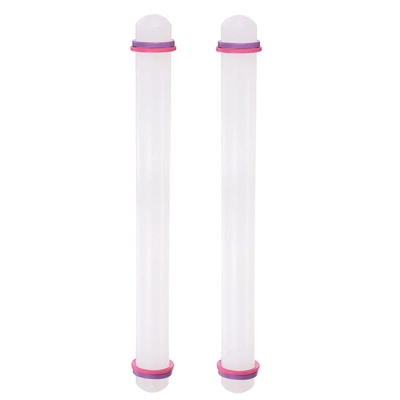 Unique Bargains PP Plastic Non-Stick Adjustable Guide Rings Kitchen Rolling Pins 2 Pcs 6 Unique Bargains PP Plastic Non-Stick Adjustable Guide Rings Kitchen Rolling Pins 2 Pcs - Image 4