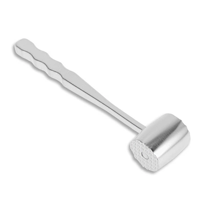 Unique Bargains Round Meat Tenderizer Mallet Silver Tone 1 Pc 8 Unique Bargains Round Meat Tenderizer Mallet Silver Tone 1 Pc - Image 6