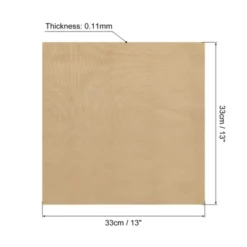 Unique Bargains Heat Resistant Non-Stick Reusable Easy To Clean Baking Mat 13" X 13" Brown 6 Pcs