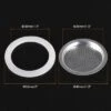 Unique Bargains Coffee Machine Replacement Mocha Pot Silicone Gasket And Stainless Steel Filter