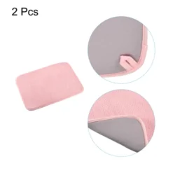 Unique Bargains Microfiber Ultra-absorbent Fast Drying Dish Drying Mat 15.75 X 11.82 Inch Pink 2 Pcs -Kitchen Tools Shop GUEST aaf3ffff 0bcb 4add 9cb7 1e88283e287b