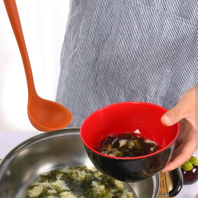 Unique Bargains Heat Resistant Ergonomic Handle Non-Stick Wide Application Soup Kitchen Spoon 8.5 Inch 1 Pc 6 Unique Bargains Heat Resistant Ergonomic Handle Non-Stick Wide Application Soup Kitchen Spoon 8.5 Inch 1 Pc - Image 4