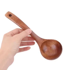 Unique Bargains Home Hanging Hole Design Cooking Wood Cooking Spoon Brown 1 Pc -Kitchen Tools Shop GUEST ac8756b4 0960 45ff b21a 3f3123ea9e78