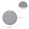 Unique Bargains Heat Resistant Non-slip Flexible Durable Trivet Mat 7.08 X 7.08 X 0.24 Inch Light Gray 2 Pcs 2 Unique Bargains Heat Resistant Non-slip Flexible Durable Trivet Mat 7.08 X 7.08 X 0.24 Inch Light Gray 2 Pcs -Kitchen Tools Shop GUEST acdd22e1 3809 4216 8447 a1dbd9d33334