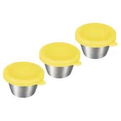 Unique Bargains Stainless Steel Picnic Travel Salad Dressing Condiment Container Cups With Lids 3 Pcs 15 Unique Bargains Stainless Steel Picnic Travel Salad Dressing Condiment Container Cups With Lids 3 Pcs -Kitchen Tools Shop GUEST acfa9ca4 e914 46c9 b586 6741df0e6cfd