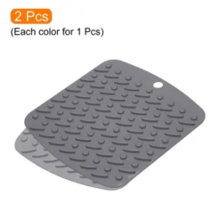Unique Bargains Silicone Heat Resistant Non-slip Durable Trivet Deep Gray, Light Gray 2 Pcs 6 Unique Bargains Silicone Heat Resistant Non-slip Durable Trivet Deep Gray, Light Gray 2 Pcs -Kitchen Tools Shop GUEST ae8eddaf 7d94 4afa 862c 32ee38103442