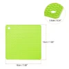 Unique Bargains Silicone Heat Resistant Non-Slip Green Trivet Mats Green 2 Pcs -Kitchen Tools Shop GUEST af4bd1a9 7cbe 44d5 b5a7 5d04262258cb