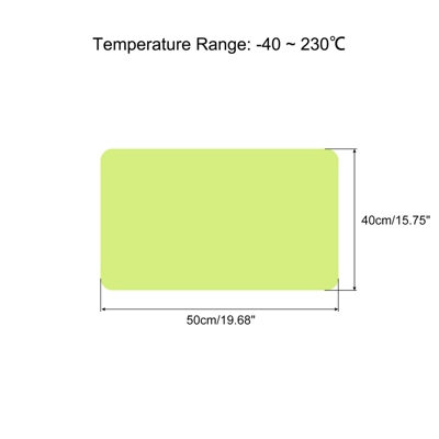 Unique Bargains Kitchen Reusable Non-Stick Heat Resistant Silicone Placemats Baking Mats Green 2 Pcs 3 Unique Bargains Kitchen Reusable Non-Stick Heat Resistant Silicone Placemats Baking Mats Green 2 Pcs