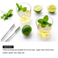 Unique Bargains Stainless Steel Well-polished Mini Ice Bucket Cube Sugar Ice Tongs -Kitchen Tools Shop GUEST af8ba0fb baba 4e16 b1b3 f8c86fa534f4