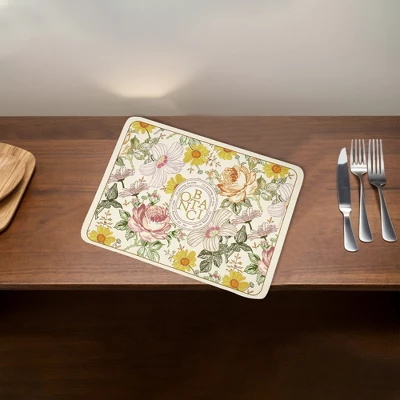 Unique Bargains Garden Of Eden Dish Drying Mat Green Yellow 15.75"x11.81" 6 Unique Bargains Garden Of Eden Dish Drying Mat Green Yellow 15.75"x11.81" - Image 4