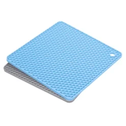 Unique Bargains Heat Resistant Non-Slip Flexible Durable Trivet Mats Light Blue, Light Gray 2 Pcs 7 Unique Bargains Heat Resistant Non-Slip Flexible Durable Trivet Mats Light Blue, Light Gray 2 Pcs -Kitchen Tools Shop GUEST b31f30bb c358 4dd6 9a09 33d2c01e20b2