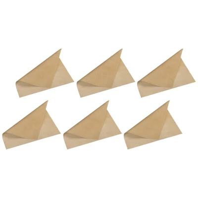 Unique Bargains Glass Fiber Non-Stick Heat Resistant Reusable Baking Mat 14.96" X 14.96" Brown 6 Pcs 6 Unique Bargains Glass Fiber Non-Stick Heat Resistant Reusable Baking Mat 14.96" X 14.96" Brown 6 Pcs - Image 4