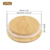 Unique Bargains Wide Mouth Mason Jar Bamboo Lids With Silicone Sealing Rings 4 Pcs 1 Unique Bargains Wide Mouth Mason Jar Bamboo Lids With Silicone Sealing Rings 4 Pcs -Kitchen Tools Shop GUEST b3d183bf 8065 423d a76c 667ef9429739