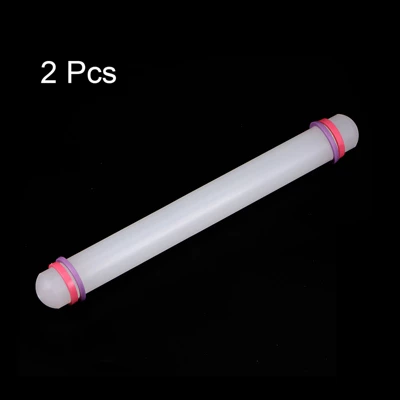 Unique Bargains PP Plastic Non-Stick Adjustable Guide Rings Kitchen Rolling Pins 2 Pcs 4 Unique Bargains PP Plastic Non-Stick Adjustable Guide Rings Kitchen Rolling Pins 2 Pcs - Image 2