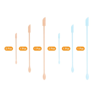 Unique Bargains Small Flexible Double-Headed Reusable Spatulas Mini 8 Pcs 4 Unique Bargains Small Flexible Double-Headed Reusable Spatulas Mini 8 Pcs - Image 2