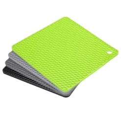 Unique Bargains Silicone Heat Resistant Trivet Mats 4 Pcs -Kitchen Tools Shop GUEST b55fbd97 de97 44e0 8b68 4620d4f75970