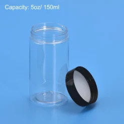 Unique Bargains Round Clear Plastic Empty Jars With Black Screw Top Lid For Storage 8 Pcs 11 Unique Bargains Round Clear Plastic Empty Jars With Black Screw Top Lid For Storage 8 Pcs -Kitchen Tools Shop GUEST b5973d7d ae3f 4265 b91b 1337998ed464
