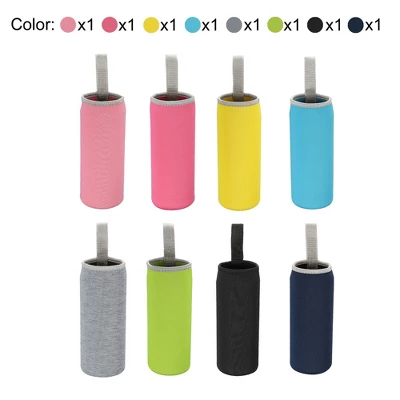 Unique Bargains Neoprene Non-Slip Insulator Carrier With Strap 17oz Water Bottle Sleeves 8 Pcs Colorful 4 Unique Bargains Neoprene Non-Slip Insulator Carrier With Strap 17oz Water Bottle Sleeves 8 Pcs Colorful - Image 2