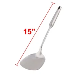 Unique Bargains Kitchen Cooking Tool Stainless Steel Pancake Turner 1 Pc