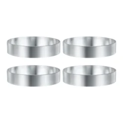 Unique Bargains Stainless Steel Seamless Nonstick Mirror Coating Round Cake Ring 4 Pcs -Kitchen Tools Shop GUEST b87a5fbc 53bf 4486 adf7 4d86fec39c3a