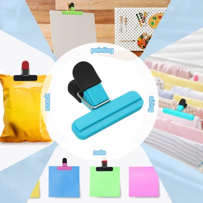 Unique Bargains Plastic Large Size Nonslip Kitchen Chip Bag Seal Grips 6 Pcs 4 Unique Bargains Plastic Large Size Nonslip Kitchen Chip Bag Seal Grips 6 Pcs - Image 2