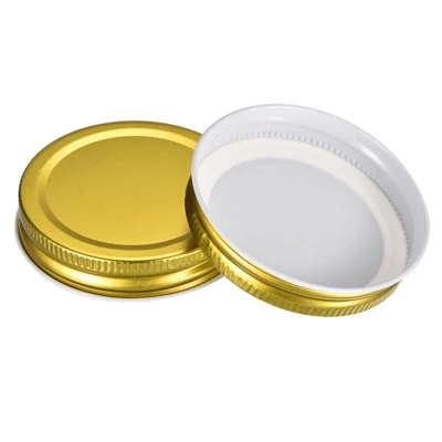 Unique Bargains Leak Proof Tinplate Regular Mouth Mason Jar Lids 16 Pcs 5 Unique Bargains Leak Proof Tinplate Regular Mouth Mason Jar Lids 16 Pcs - Image 3