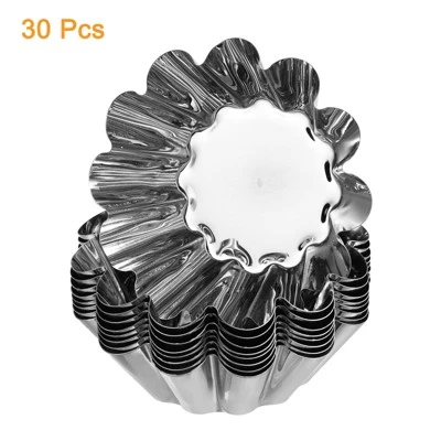 Unique Bargains Stainless Steel Non-Stick Heat Resistant Durable Cake Pans 4 Unique Bargains Stainless Steel Non-Stick Heat Resistant Durable Cake Pans - Image 2