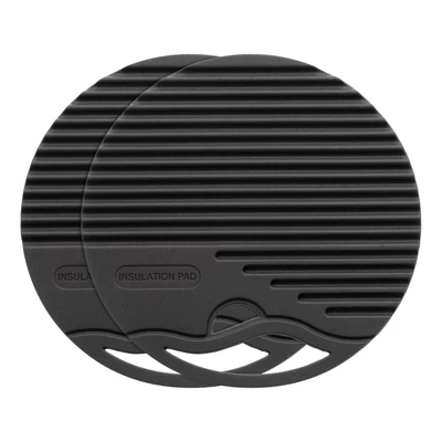 Unique Bargains Round Heat Resistant Non-Slip Silicone Trivet Mat For Pots Coasters 2 Pcs 5 Unique Bargains Round Heat Resistant Non-Slip Silicone Trivet Mat For Pots Coasters 2 Pcs - Image 3