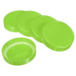 Unique Bargains Regular Mouth Plastic Mason Jar Lids With Silicone Sealing Ring 24 Pcs -Kitchen Tools Shop GUEST bc62252e ab61 4c1a 80e6 d579a50aa7d7