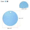 Unique Bargains Silicone Heat Resistant Non-Slip Flexible Trivet Mats Light Blue, Deep Gray 2 Pcs -Kitchen Tools Shop GUEST bc77c04b 5cba 4da4 af8e fc2abf6a0c22