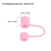 Unique Bargains Silicone Removable Washable Flexible Drinking Straw Cover Cap -Kitchen Tools Shop GUEST bcfc4bfb d590 44c7 b6ad 3350dd863a2b