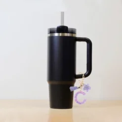 Unique Bargains Star Sequin Letter C Flower Tassel Water Cup Pendant Purple 1 Pc -Kitchen Tools Shop GUEST bd578469 ed46 40bd b484 40e51244da42