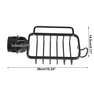 Unique Bargains Bathroom Kitchen Sponge Storage Aluminum Sink Caddy 10.24"x5.71"x2.56" 1 Pc 5 Unique Bargains Bathroom Kitchen Sponge Storage Aluminum Sink Caddy 10.24"x5.71"x2.56" 1 Pc - Image 3