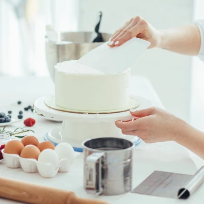 Unique Bargains Kitchen Flexible Plastic Baking Cake Scraper Dough Cutter 4.65x3.7 Inch 6 Unique Bargains Kitchen Flexible Plastic Baking Cake Scraper Dough Cutter 4.65x3.7 Inch - Image 4