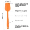 Unique Bargains Silicone Heat Resistant Non-Stick Cooking Mixing Flipping Turner Spatula