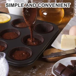 Unique Bargains Greaseproof Metallic Easy Release Baking Cups Standard 300 Pcs -Kitchen Tools Shop GUEST c3ce5dd3 a3b0 40c2 8e4c 9eb0fd6e36a5