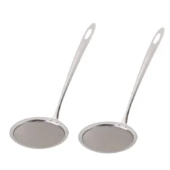 Unique Bargains Household Kitchen Metal Flour Oil Mesh Strainer Silver Tone 2 Pcs -Kitchen Tools Shop GUEST c3ed382d c751 441d 9bdf 37a04dcb1e17