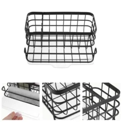 Unique Bargains Kitchen Storage Stainless Steel Sink Caddy 8.07"x5.9"x3.98" -Kitchen Tools Shop GUEST c45e4a3b 6644 4788 b049 be13c2c449e0