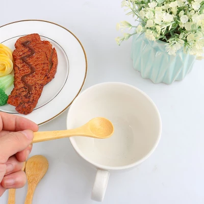 Unique Bargains Household Kitchen Porridge Soup Sugar Salt Wooden Spoon 6 Pcs 5 Unique Bargains Household Kitchen Porridge Soup Sugar Salt Wooden Spoon 6 Pcs - Image 3