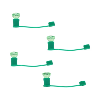 Unique Bargains Gemstone Straw Cover Cap 4 Pcs 9 Unique Bargains Gemstone Straw Cover Cap 4 Pcs - Image 7