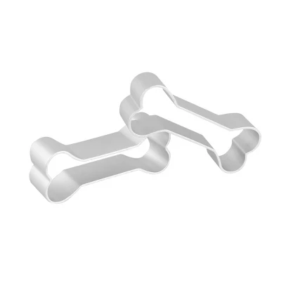 Unique Bargains Dog Bone Shaped Cookie Cutter Mould Silver Tone 2.6" X 0.98" X 0.67" 2 Pcs 5 Unique Bargains Dog Bone Shaped Cookie Cutter Mould Silver Tone 2.6" X 0.98" X 0.67" 2 Pcs - Image 3
