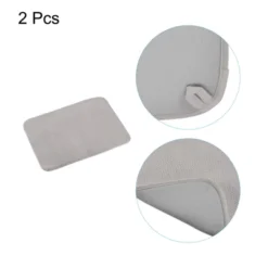 Unique Bargains Microfiber Ultra Absorbent Reversible Soft Dish Drying Mat 19.69" X 14.97" Grey 2 Pcs -Kitchen Tools Shop GUEST c8e82a6c 77b3 4e60 972a 3c5335bf1c62