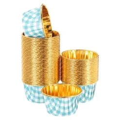 Unique Bargains Round-Grid Greaseproof Single-sided Aluminum Foil Cupcake Liners 100 Pcs 15 Unique Bargains Round-Grid Greaseproof Single-sided Aluminum Foil Cupcake Liners 100 Pcs -Kitchen Tools Shop GUEST c90160df 19b4 4df0 9a43 72342291a00c