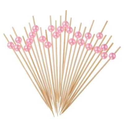 Unique Bargain Bamboo Material Natural Durable Cocktail Picks 8 Unique Bargain Bamboo Material Natural Durable Cocktail Picks - Image 6